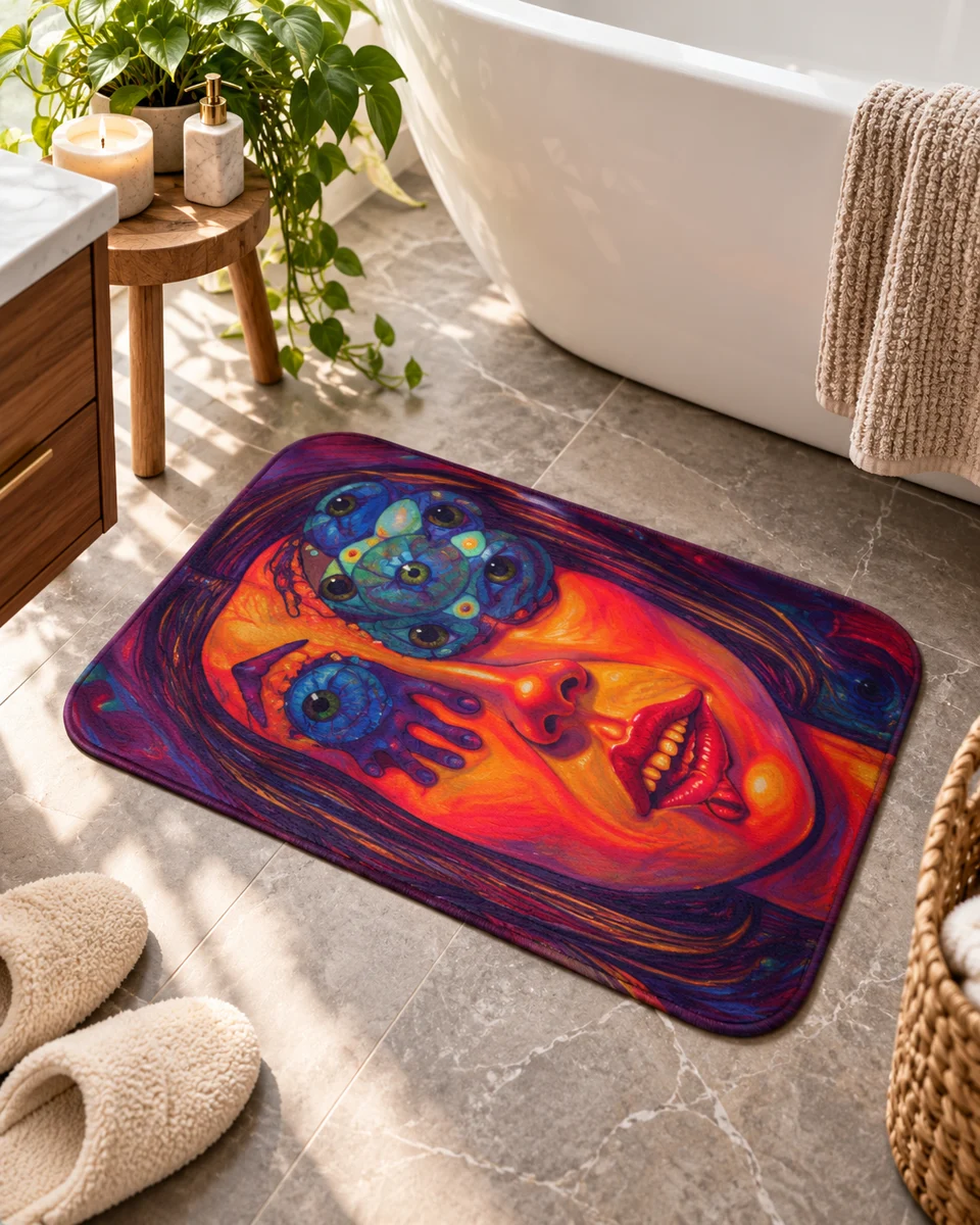 All Eyes on Her Bath Mat
