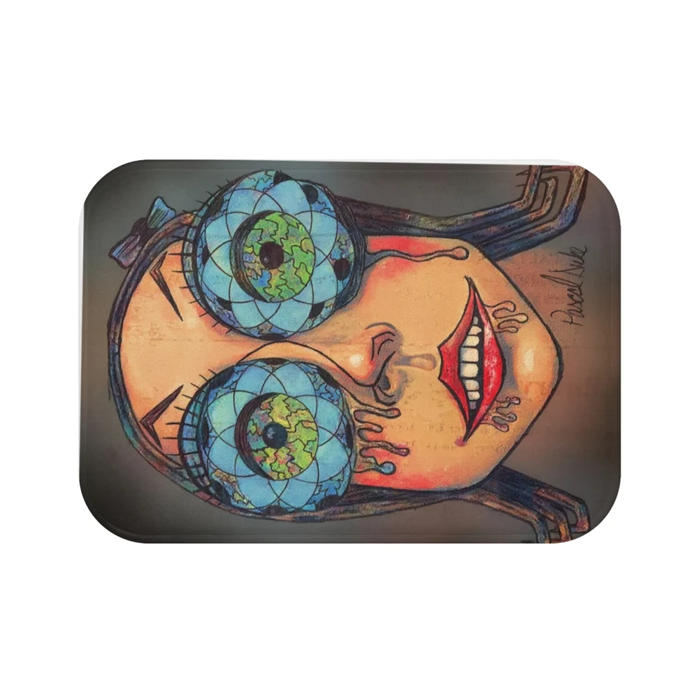 Artistic Vision Bath Mat - Whimsical Design for Home Decor