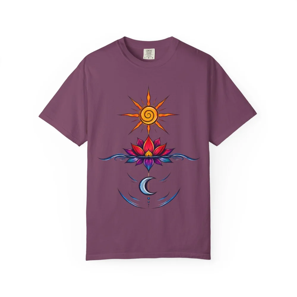 Solar Lotus — Krystal Starr Celestial Wear Unisex Graphic Tee