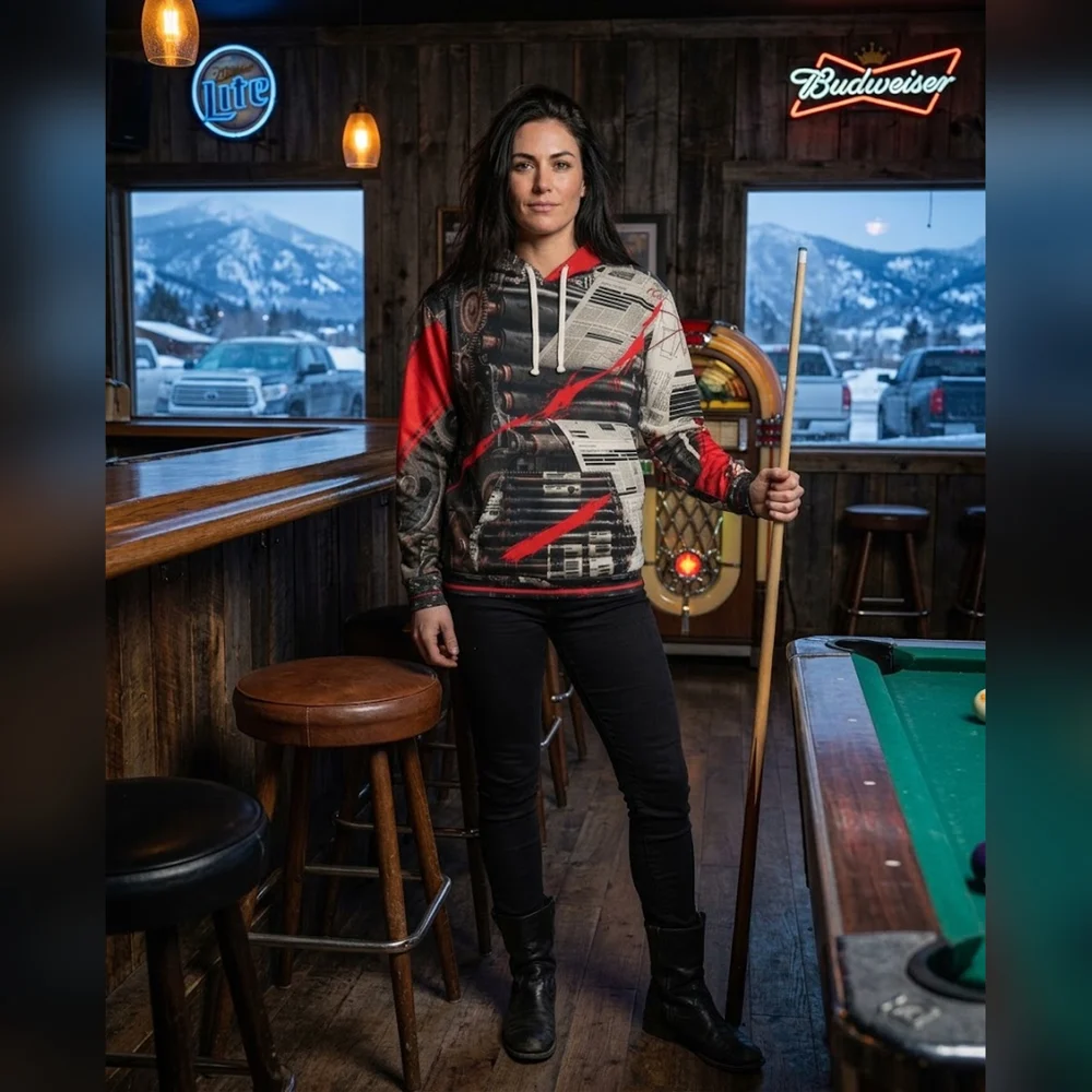 DEADLINE ZERO Cyberdelia Skunkworks AOP HOODIE