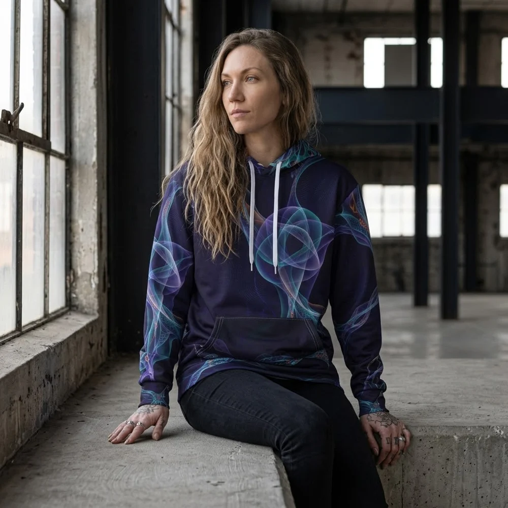 EMERGENT AOP HOODIE