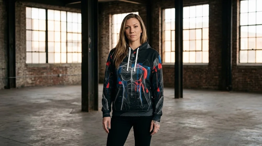GHOST LAYER AOP HOODIE