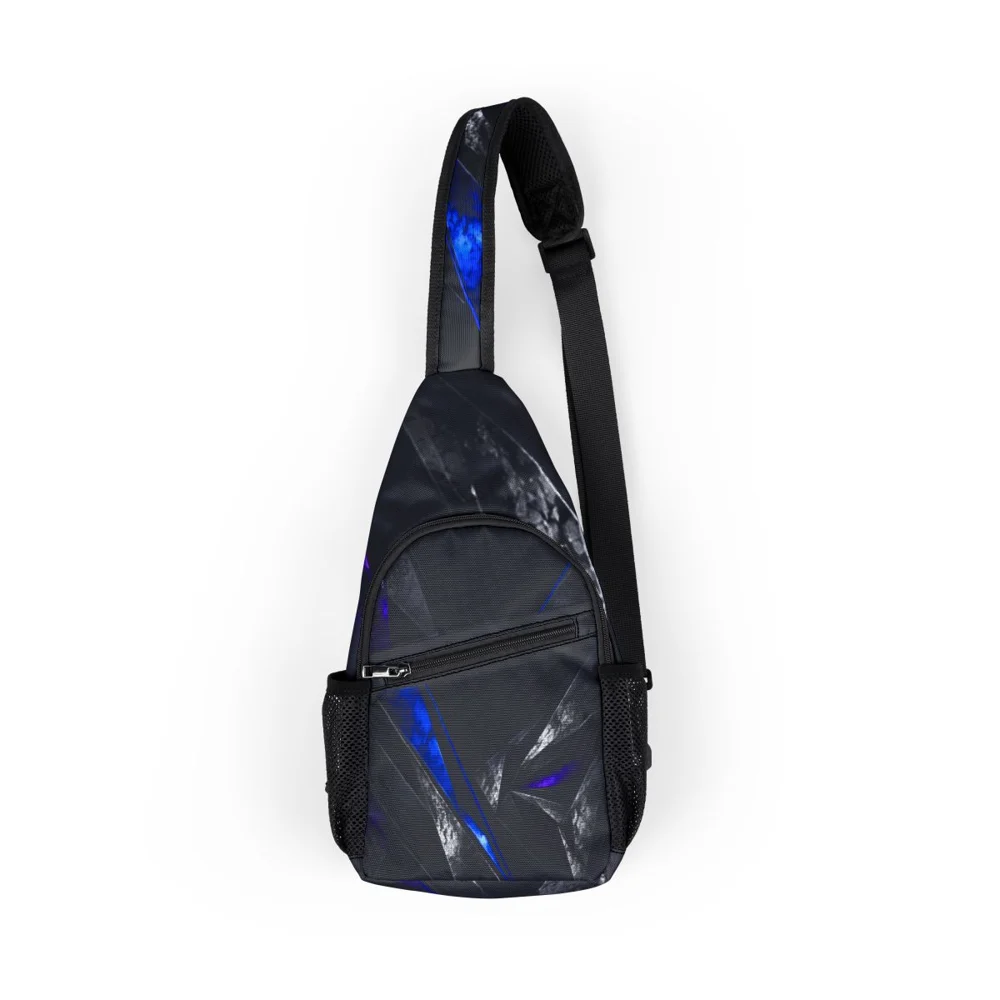 False Face Crossbody Chest Bag