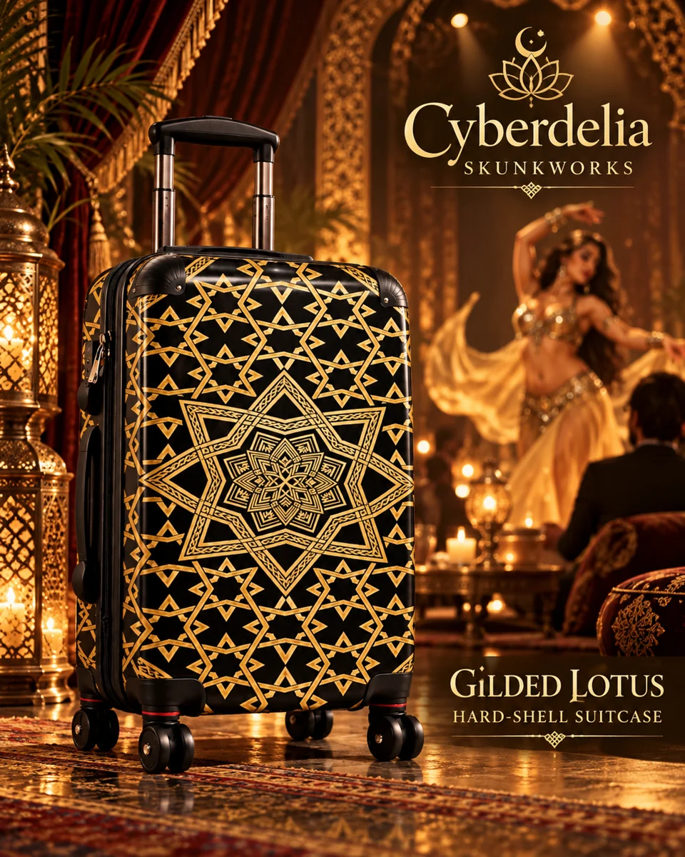 Gilded Lotus | Hard-Shell Spinner Suitcase