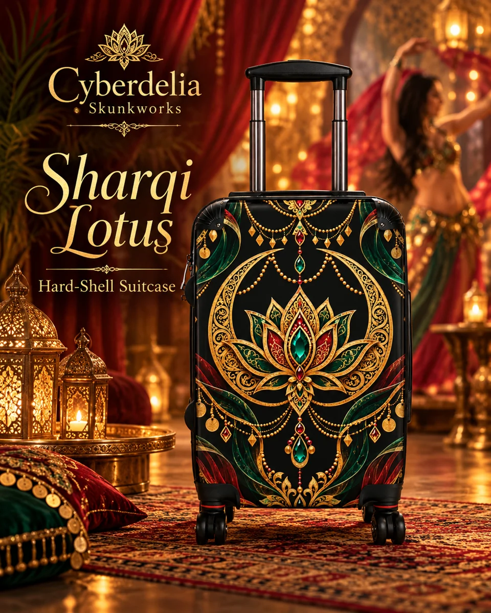 Sharqi Lotus | Hard-Shell Spinner Suitcase